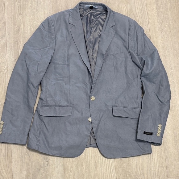 Mens 42R Gianni Feraud Sophisticated Linen Blend Blazer Sports Coat Jacket NWT - Picture 1 of 9